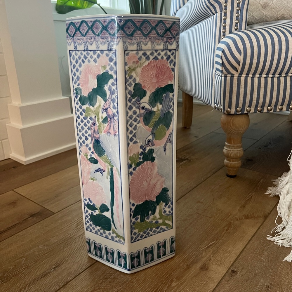 Vintage Umbrella Stand/ Large Vase